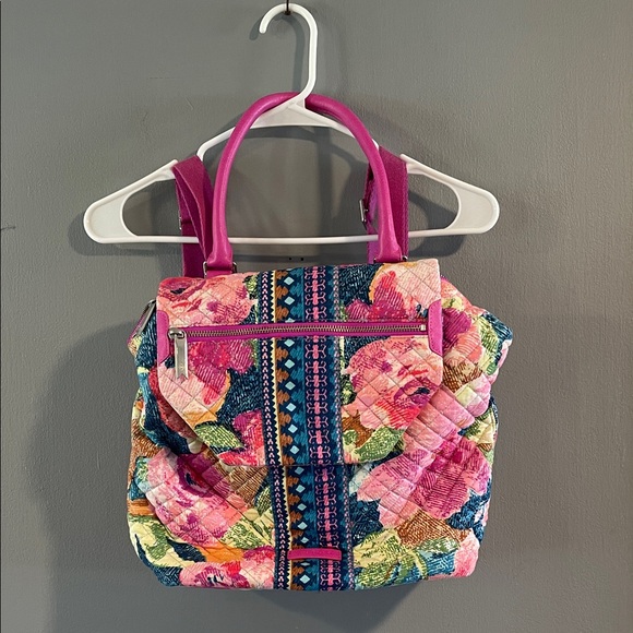Vera Bradley Handbags - Vera Bradley Pink and Blue Floral Bag